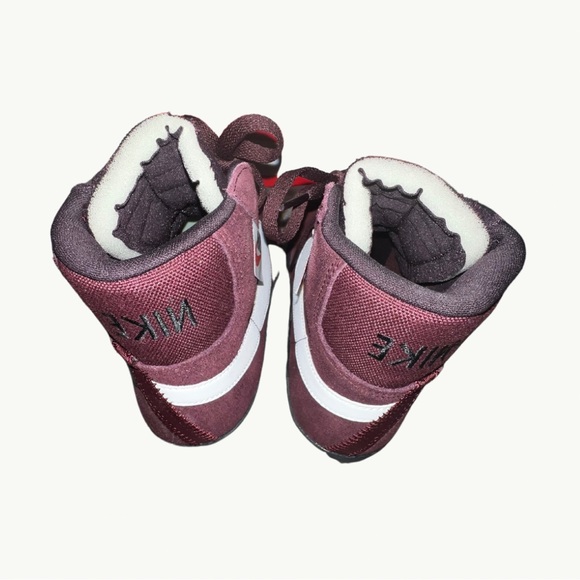 NWT Womens Nike BLAZER MID REBEL burgundy Sneaker - Size 8 - Picture 5 of 6